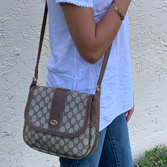 (24) GUCCI 80s brown - Picture 1 of 13